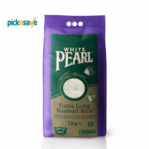 White Pearl Extra Long Basmati Rice 5KG